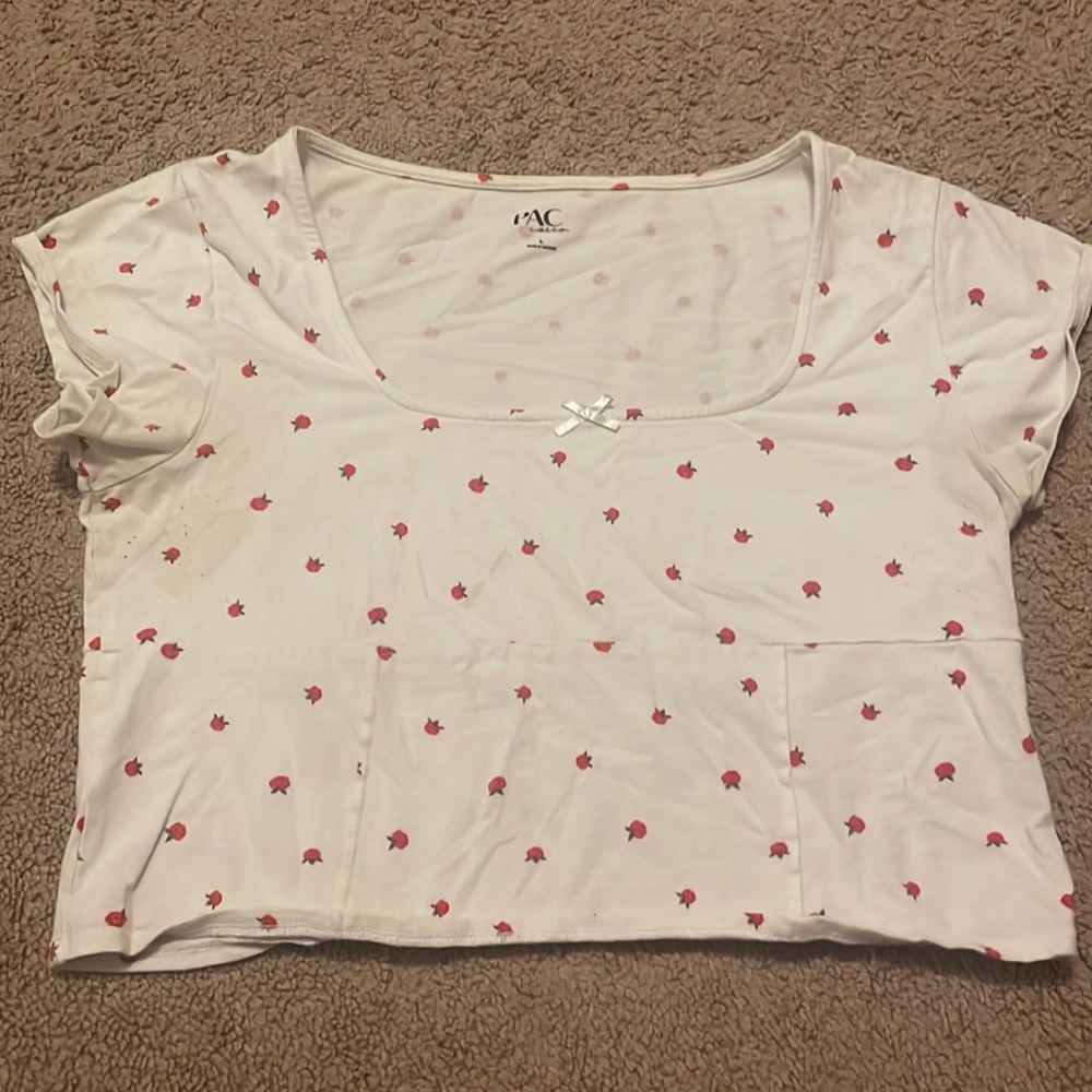 PacCares Rose Crop Top